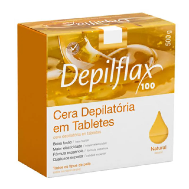 CERA QUENTE NATURAL DE MEL DEPILFLAX DEPILAçãO CORPORAL PROFISSIONAL 500GCERA QUENTE NATURAL DE MEL DEPILFLAX DEPILAçãO CORPORAL