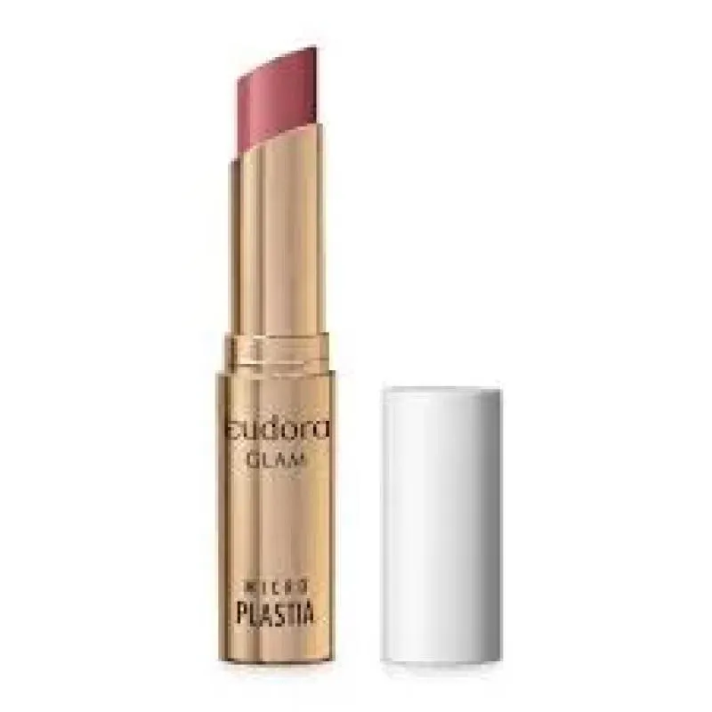 BATOM STICK MATTE GLAM MICROPLASTIA ROSE DELICADO EUDORA