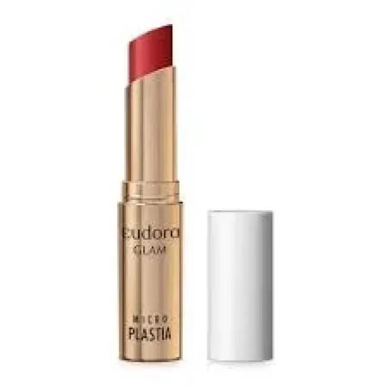 BATOM STICK MATTE GLAM MICROPLASTIA SCARLET ABSOLUTO EUDORA