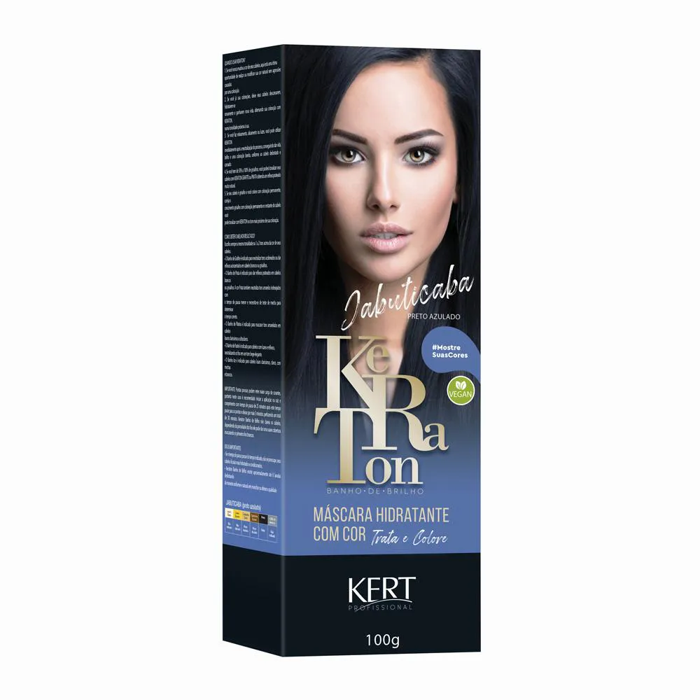 KIT 2 COLORAçãO KERATON BANHO DE BRILHO JABUTICABA