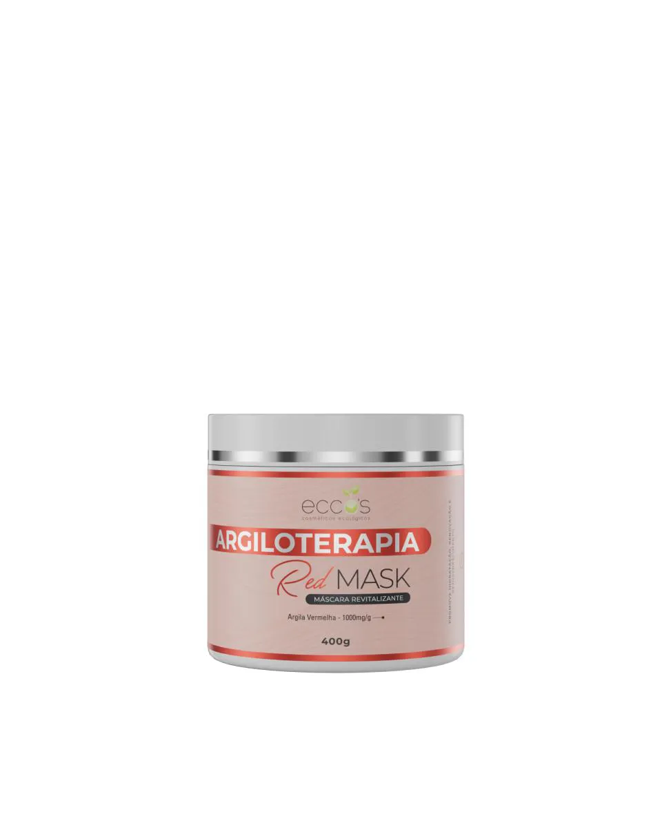 ARGILOTERAPIA MáSCARA REVITALIZANTE RED MASK - 400G