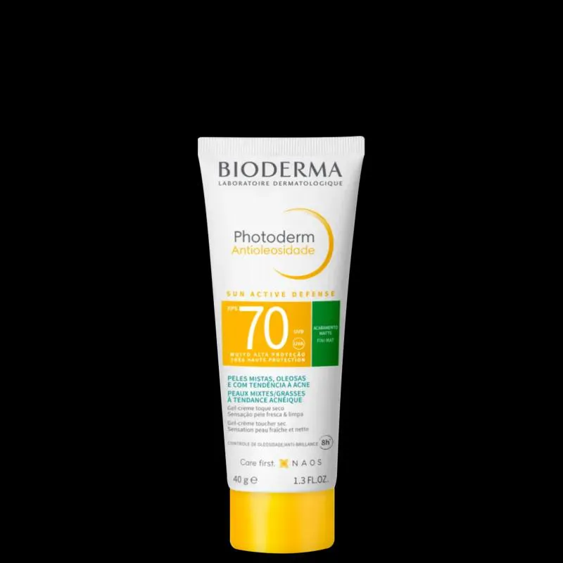 PROTETOR SOLAR FACIAL PHOTODERM ANTIOLEOSIDADE FPS 70 - 40G