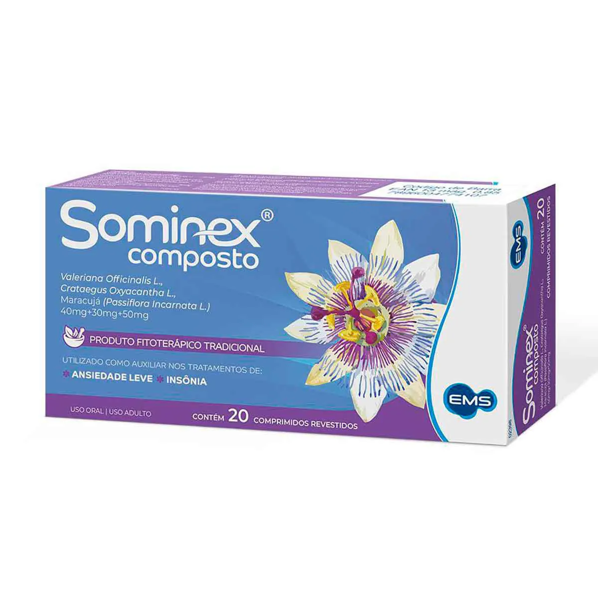 Sominex Composto com 20 Comprimidos