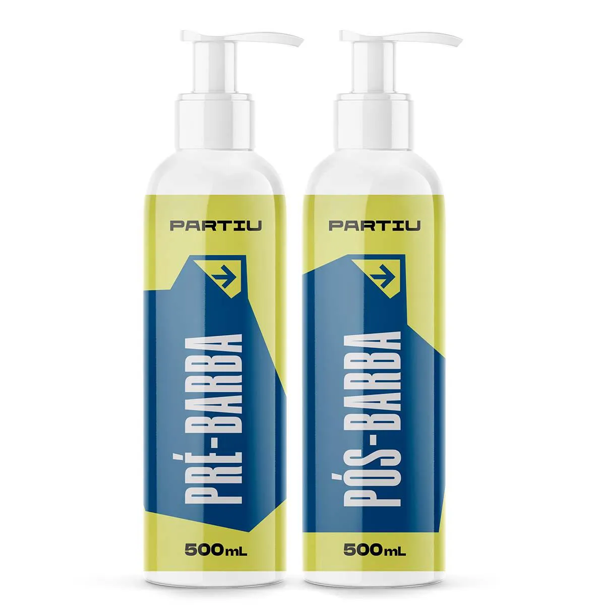 KIT CREME PRé BARBA  E CREME PóS BARBA 500G VIVAZ PARTIU