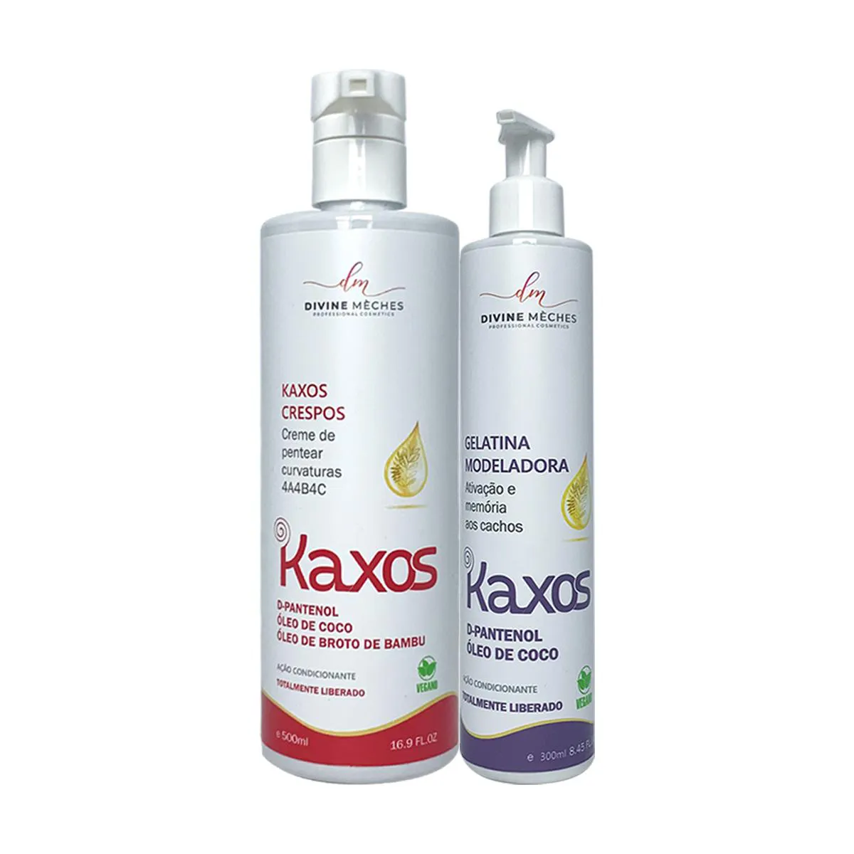 KIT DIVINE MèCHES KAXOS CREME PARA CRESPOS + GELATINA