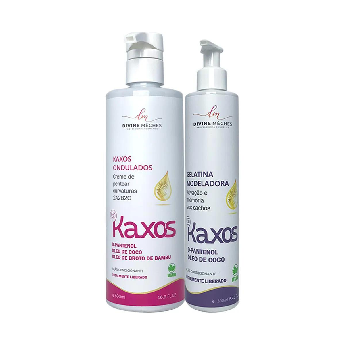 KIT DIVINE MèCHES KAXOS CREME PARA ONDULADOS + GELATINA