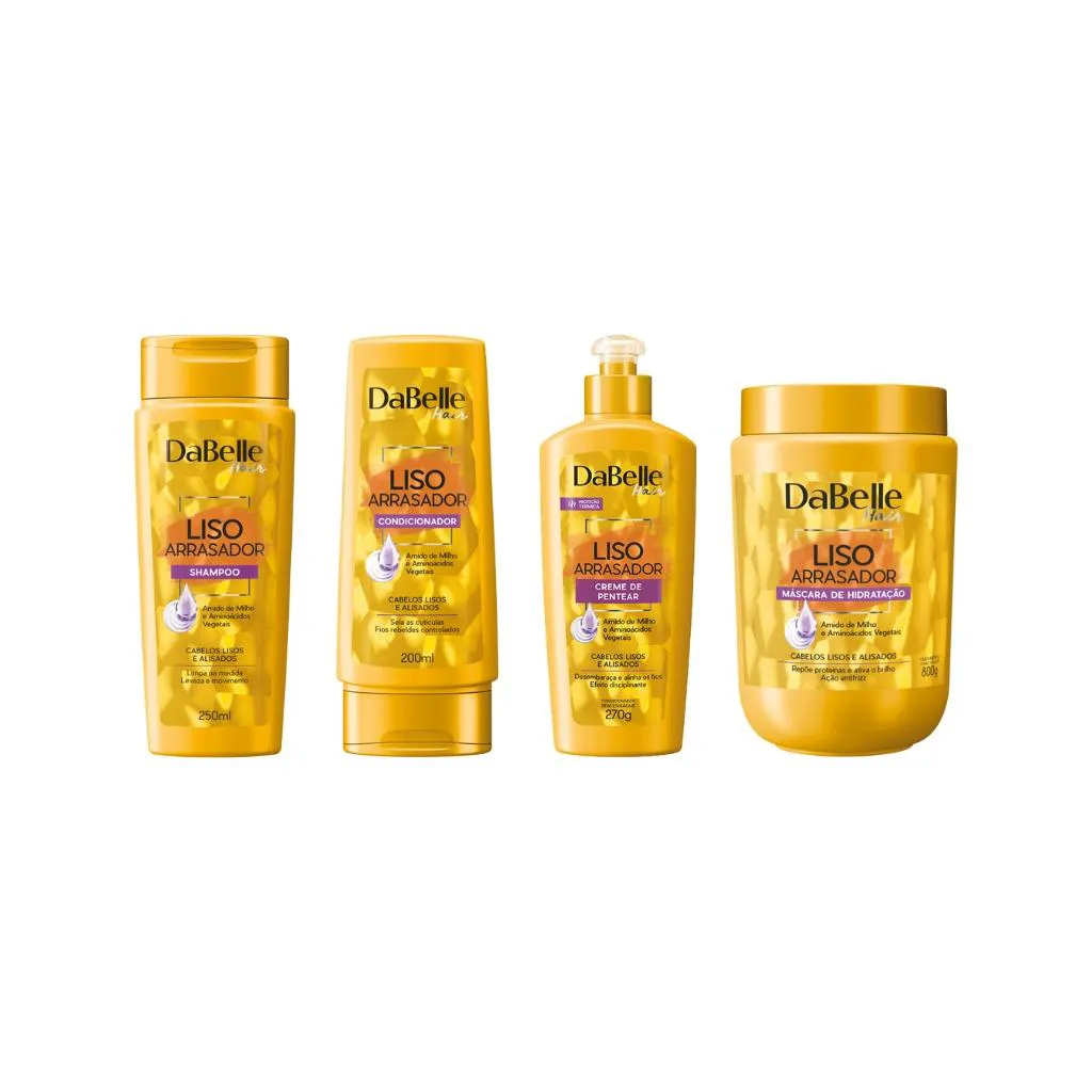 KIT DABELLE LISO ARRASADOR-4 ITENS