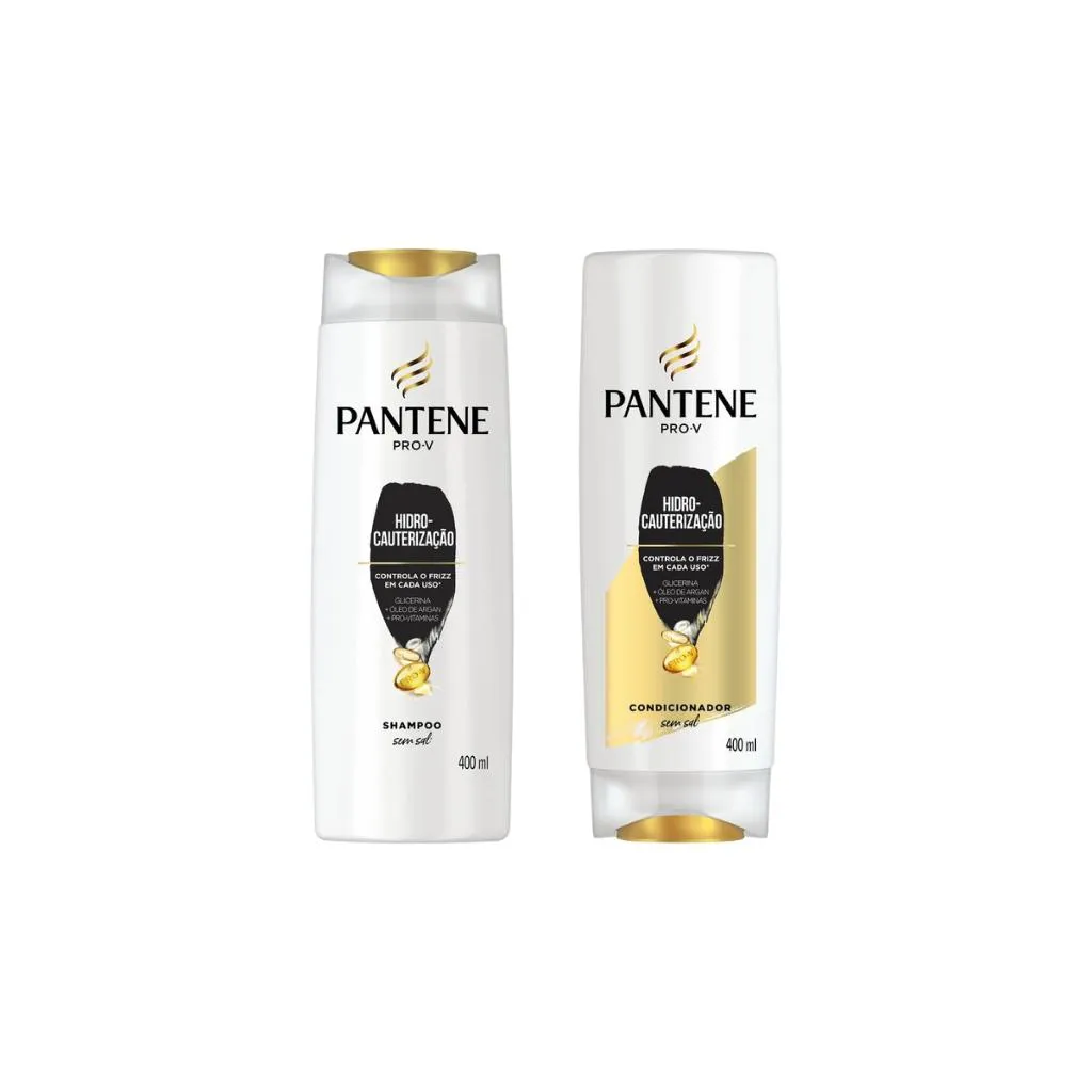 KIT SHAMPOO + CONDICIONADOR PANTENE 400ML HIDRO CAUTERIZAçãO