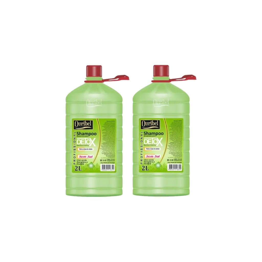 SHAMPOO OURIBEL 2000ML DETOX - KIT C/2UN