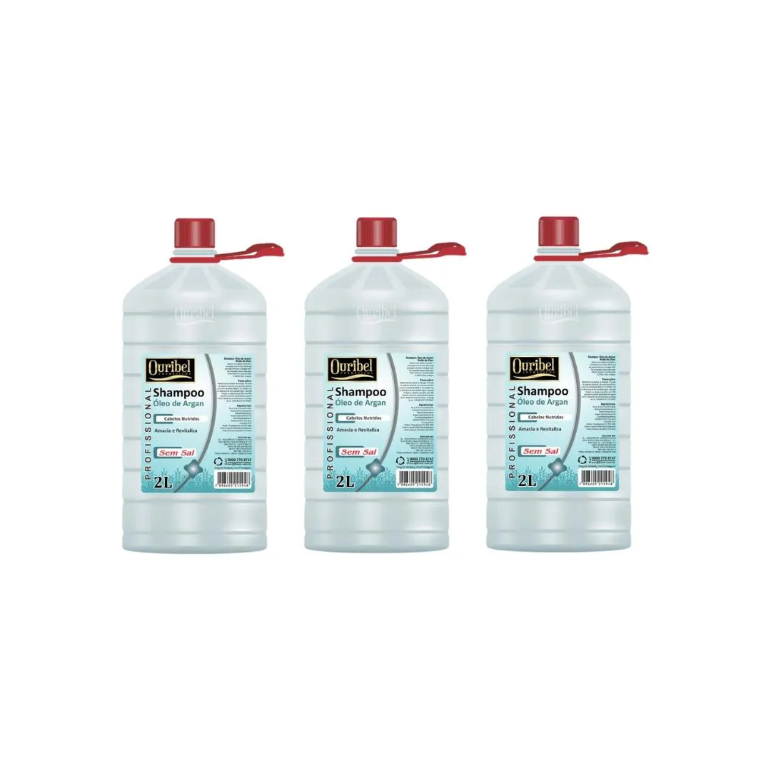 Shampoo Ouribel Óleo de Argan Hidratação 2000ml