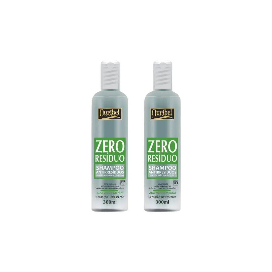 SHAMPOO OURIBEL ANTIRESIDUOS 300ML - KIT C/2UN