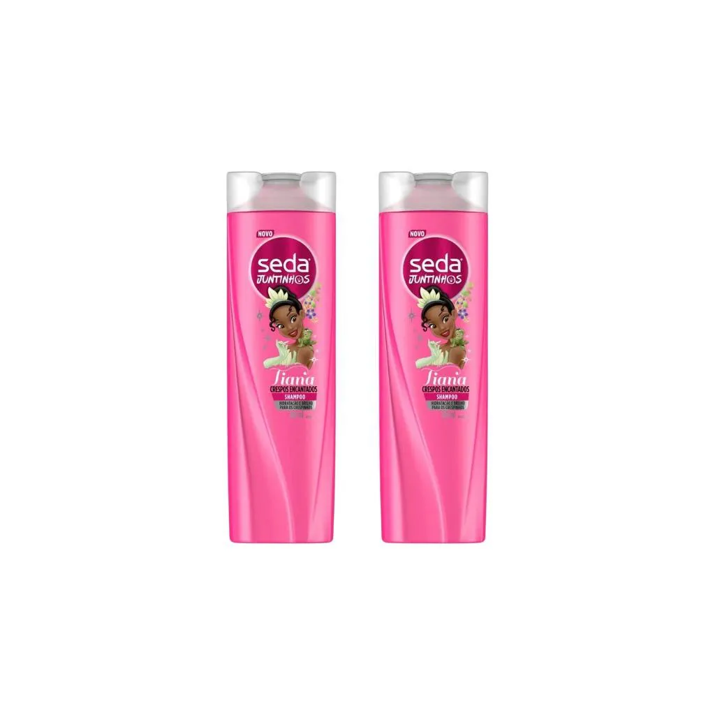 SHAMPOO SEDA 300ML JUNTINHOS CRESPOS ENCANTADOS-KIT C/2UN