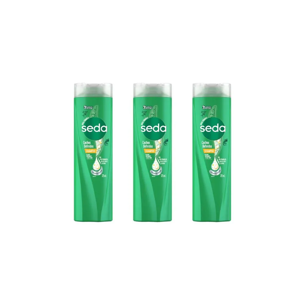 SHAMPOO SEDA 325ML CACHOS DEFINIDOS-KIT C/3UN