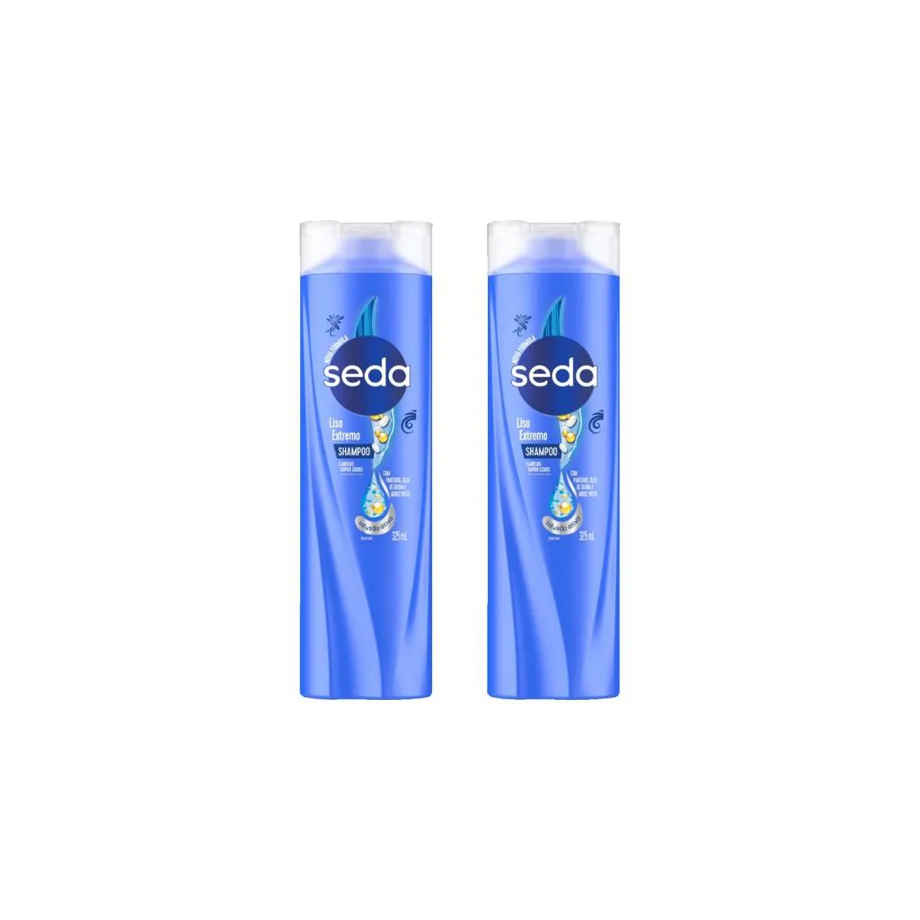 SHAMPOO SEDA 325ML LISO EXTREMO-KIT C/2UN