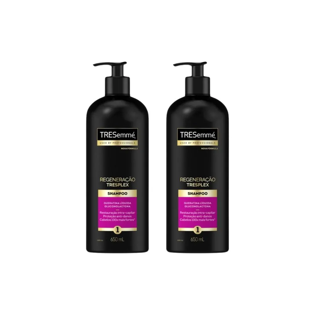 SHAMPOO TRESEMME TRESPLEX 650ML - KIT C/ 2UN