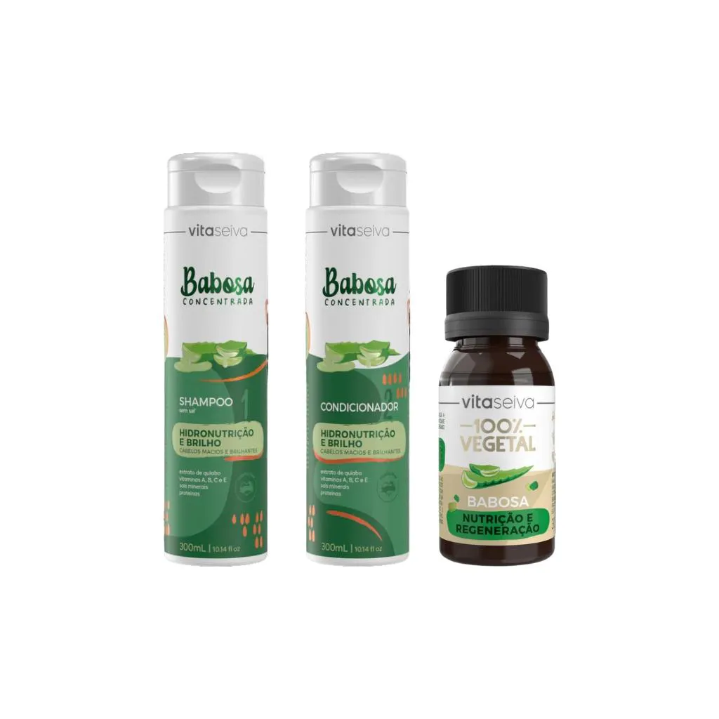 KIT VITA SEIVA BABOSA SHAMPOO+COND+OLEO