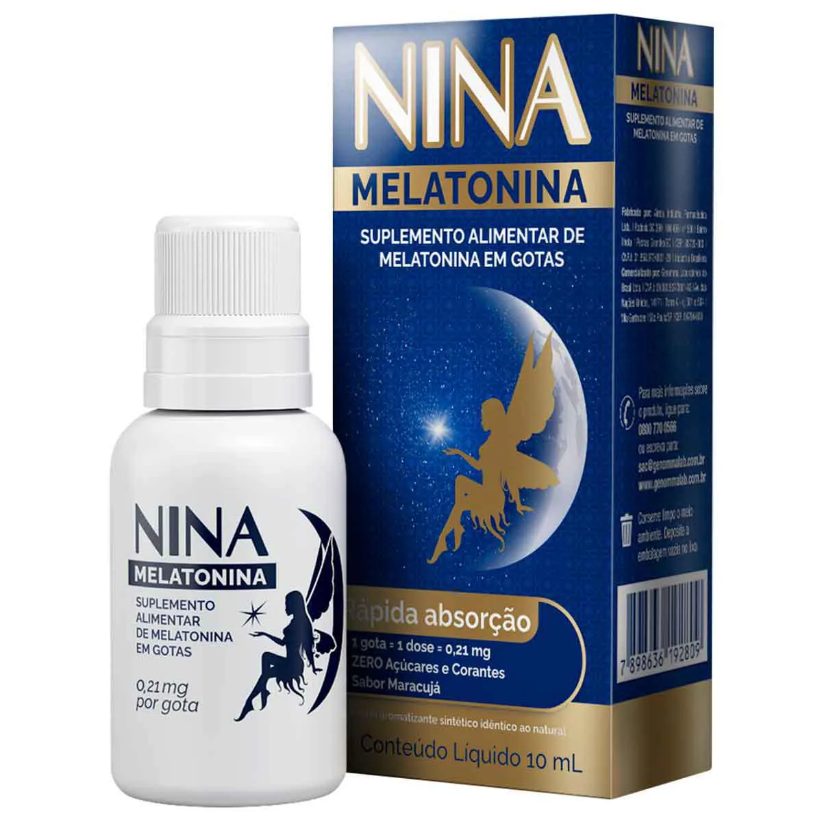 Suplemento Alimentar Nina Melatonina com 10ml