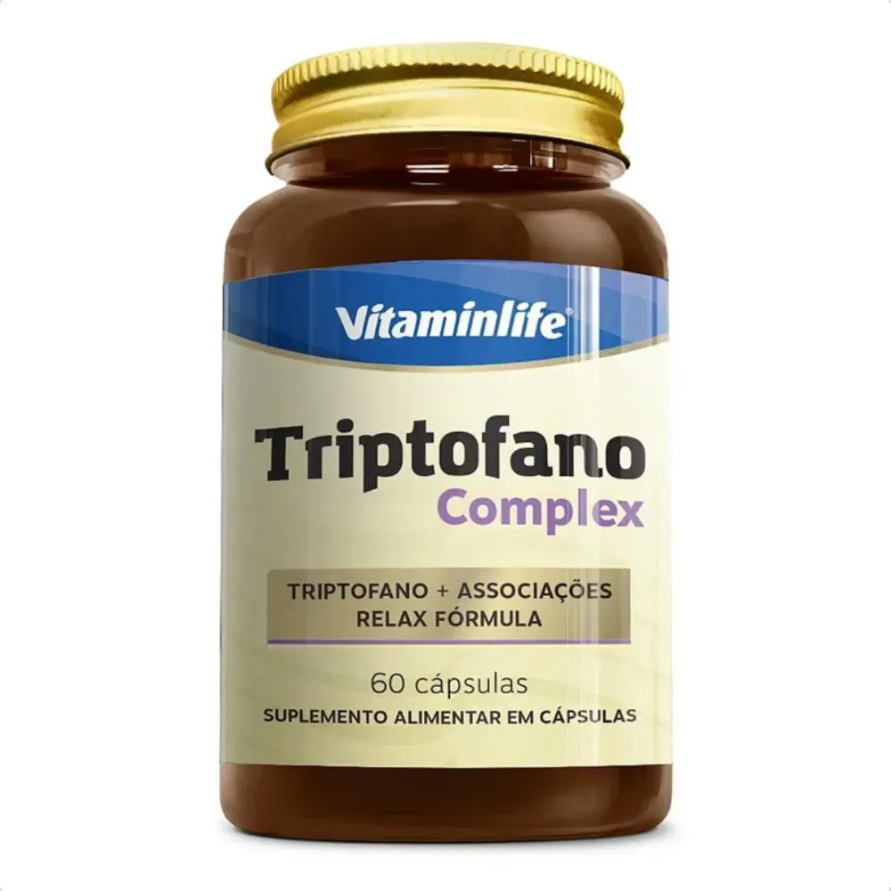 TRIPTOFANO COMPLEX 60 CAPSULAS VITAMINLIFE Natural