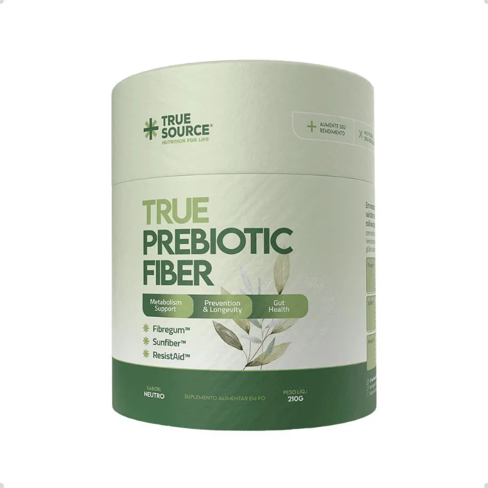 SUPLEMENTO ALIMENTAR PREBIOTIC FIBER 210G TRUE SOURCE Neutro