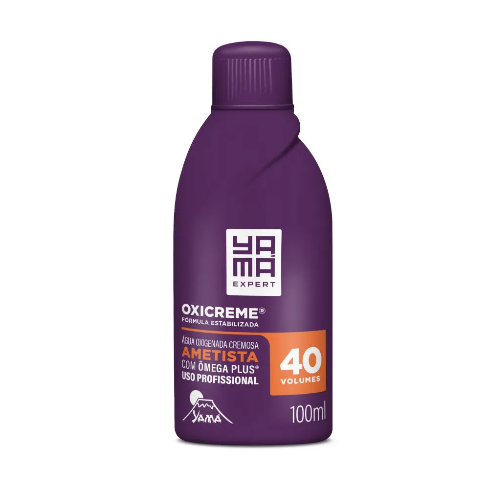 ÁGUA OXIGENADA CREMOSA YAMá AMETISTA 40VOL  100ML