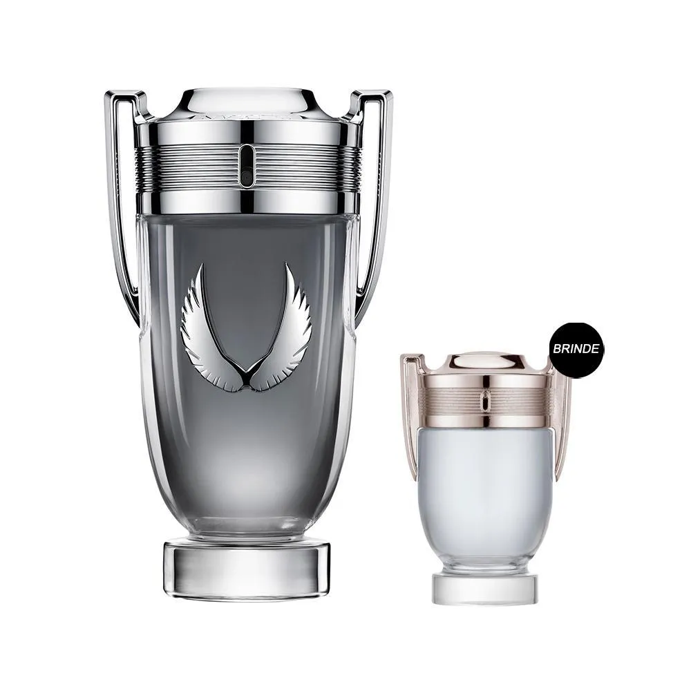 Paco Rabanne Invictus Platinum Eau de Parfum - Perfume Masculino 200ml + Brinde
