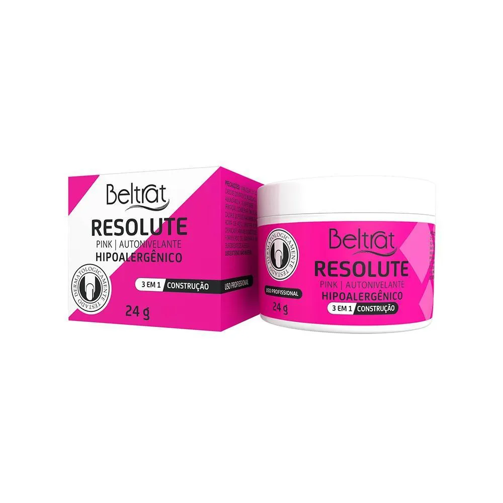 GEL RESOLUTE PINK BELTRAT LED/UV - 24G