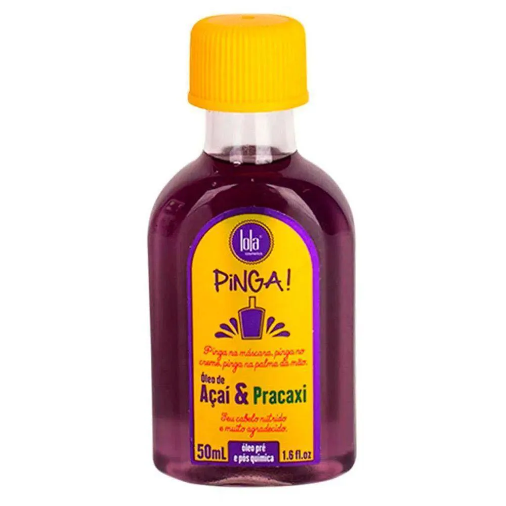 ÓLEO PINGA! LOLA COSMETICS 50ML AçAí E PRACAXI