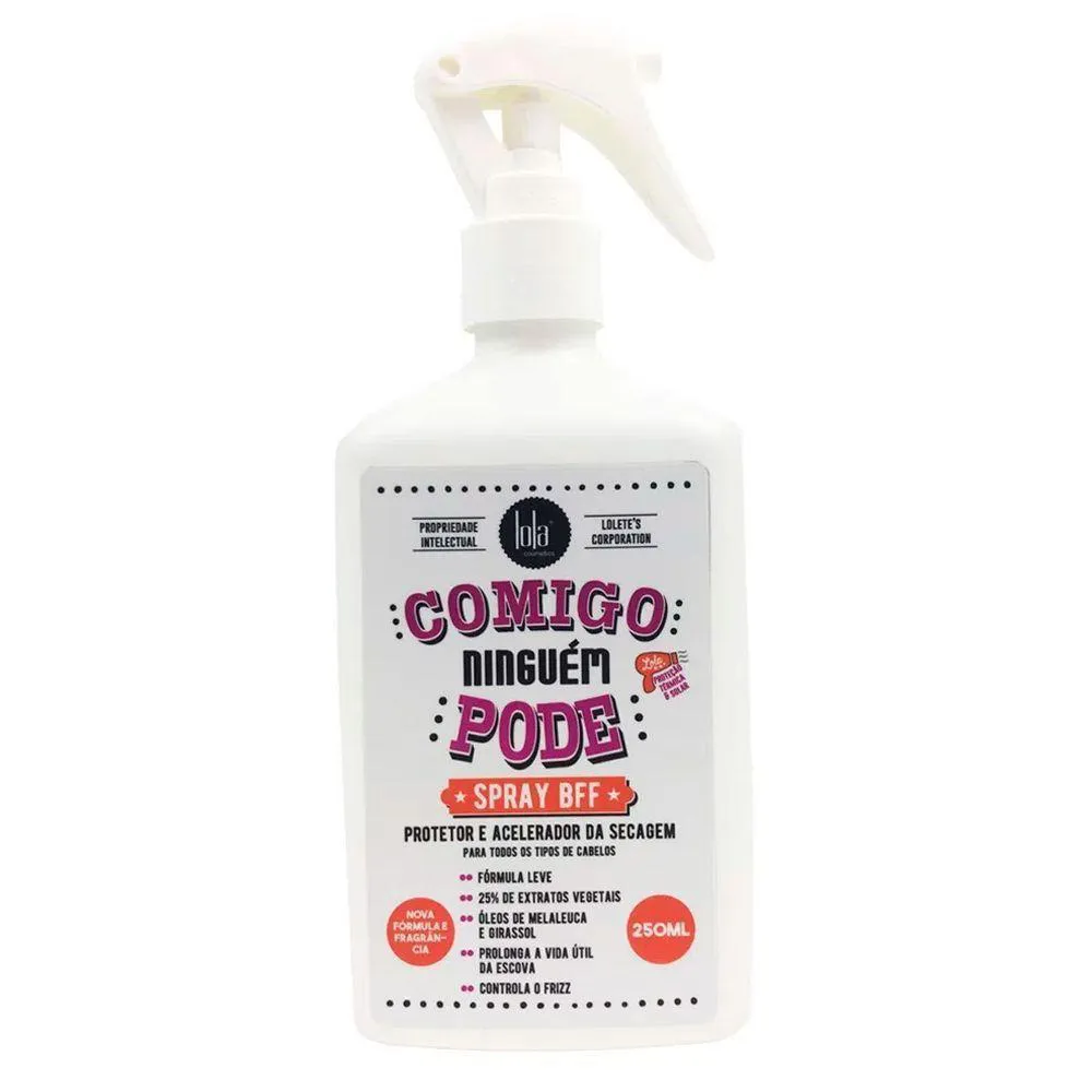 SPRAY PROTETOR TéRMICO COMIGO NINGUéM PODE LOLA COSMETICS 250ML