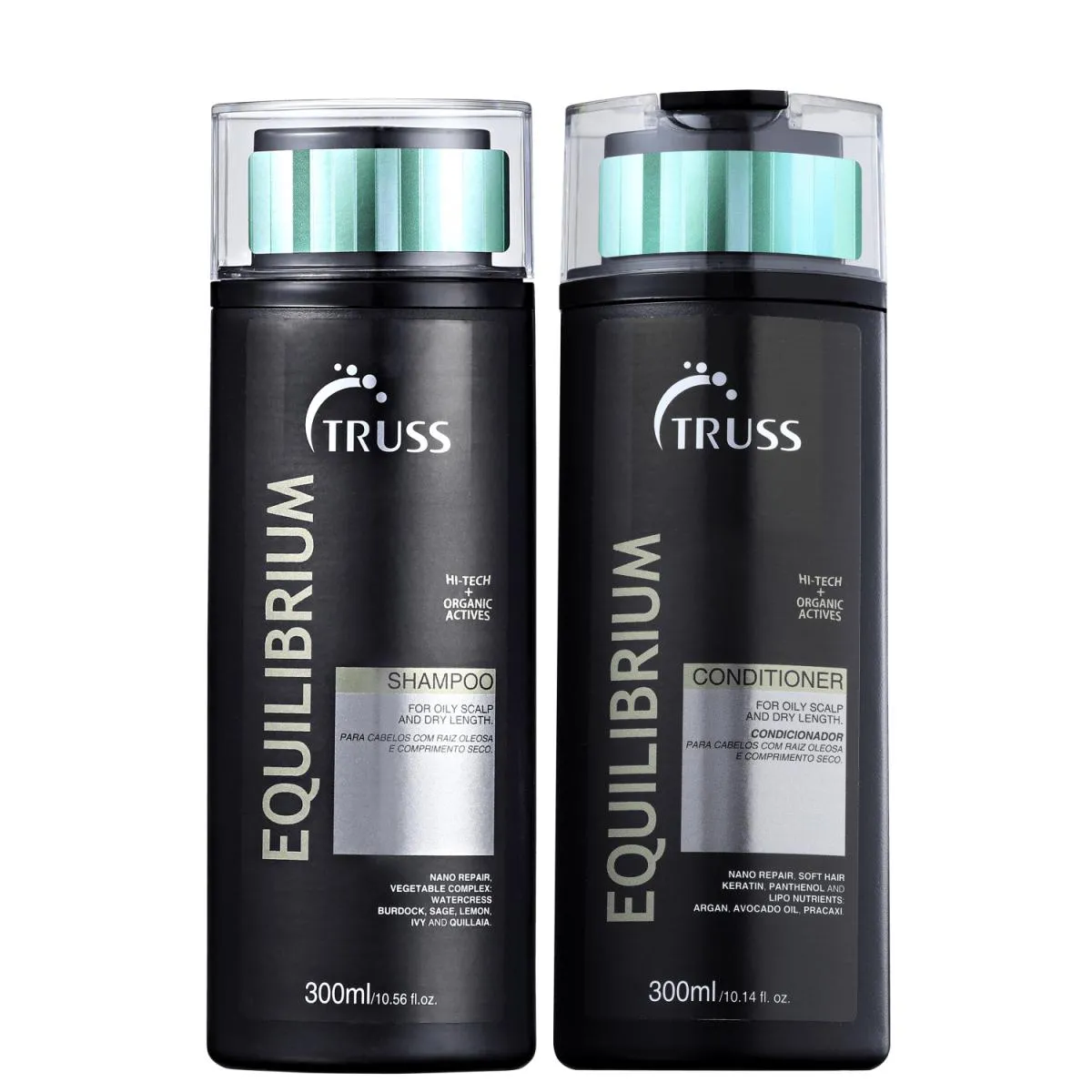KIT TRUSS EQUILIBRIUM SHAMPOO E CONDICIONADOR 300ML