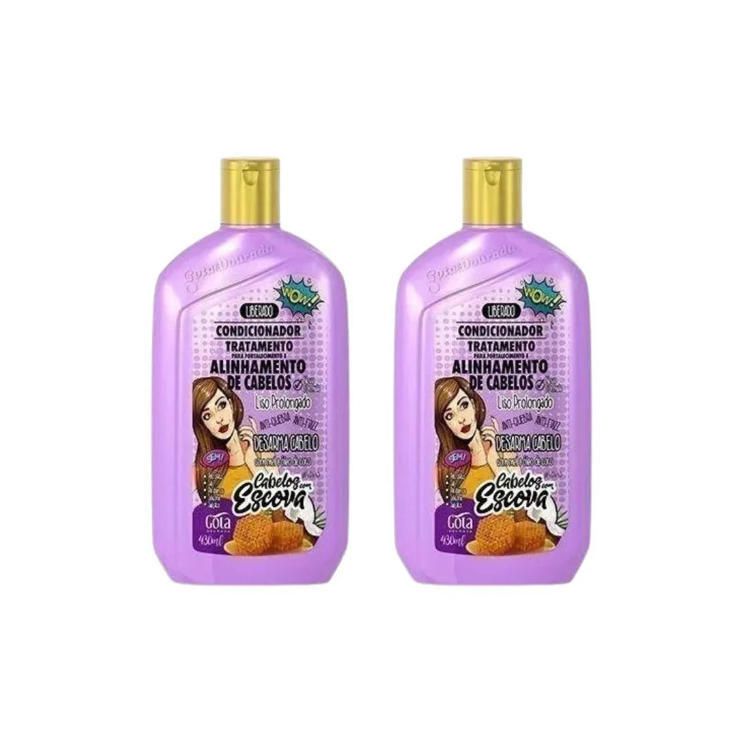 Condicionador Gota Dourada Fortal Escova Fortalecedor Anticaspa 430ml
