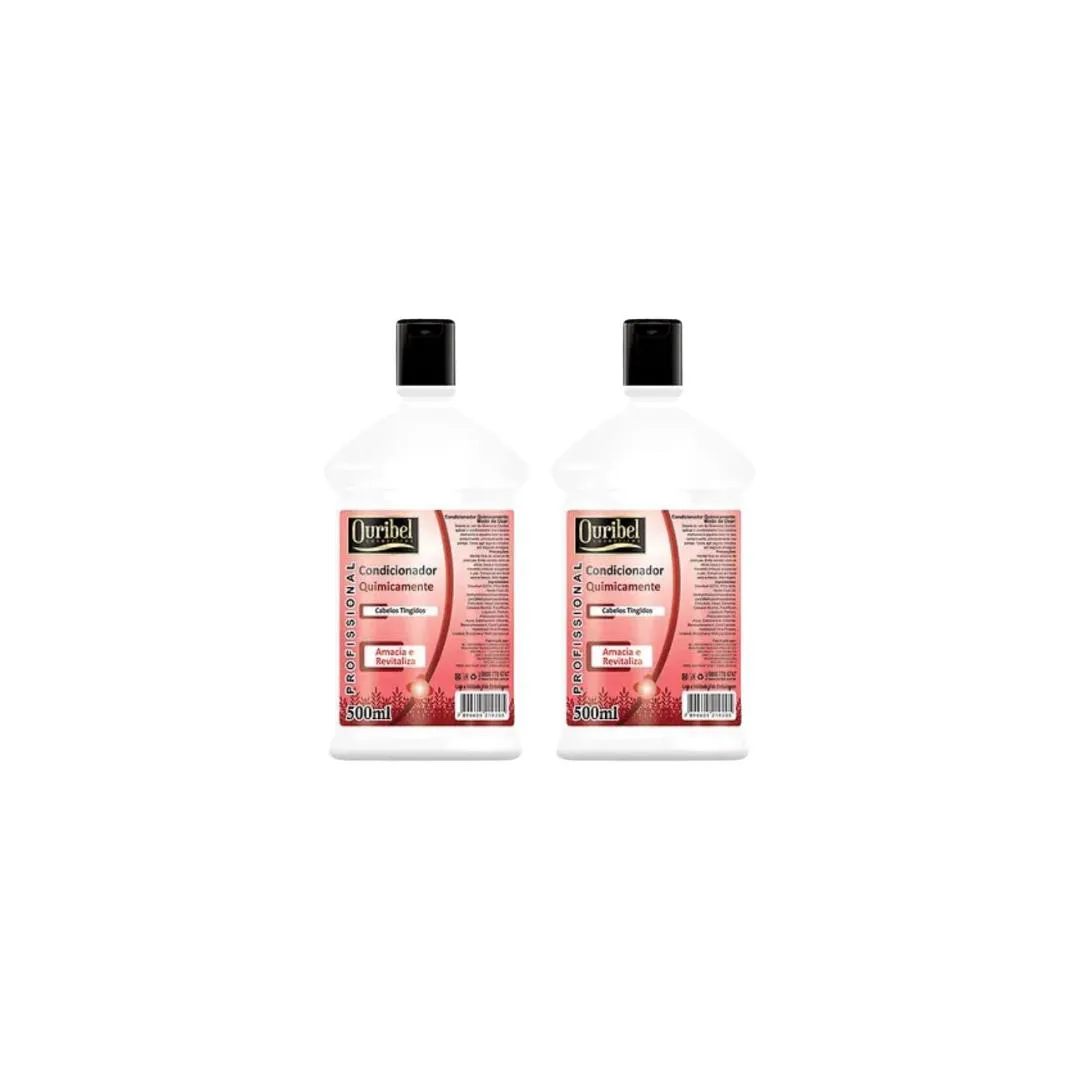 CONDICIONADOR OURIBEL 2000ML QUIMICAMENTE - KIT C/2UN