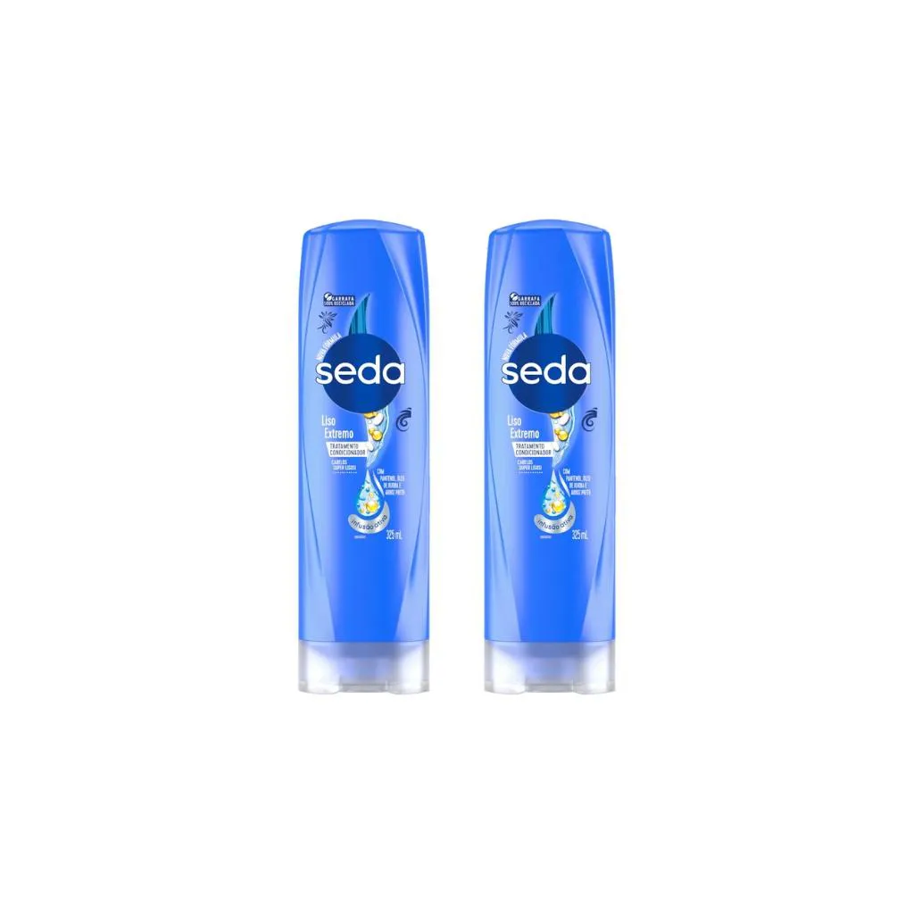 CONDICIONADOR SEDA 325ML LISO EXTREMO-KIT C/2UN