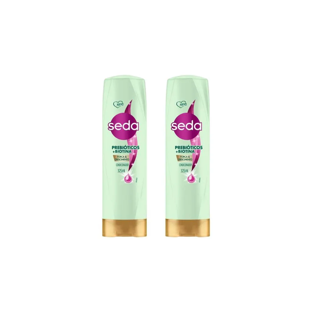 CONDICIONADOR SEDA 325ML PREBIOTICOS+BIOTINA-KIT C/2UN