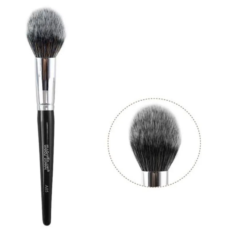 PINCEL  PROFISSIONAL OVAL PARA Pó A05 LINHA MAX - MACRILAN Preto