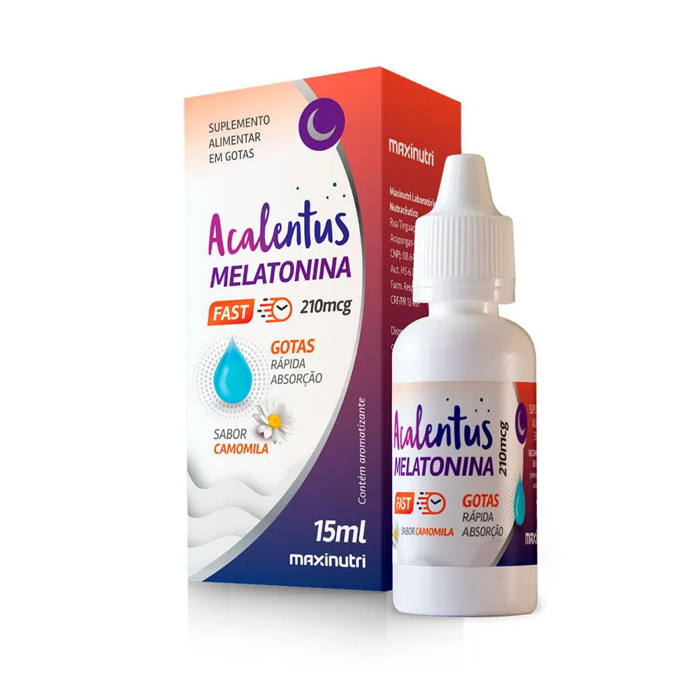 ACALENTUS MELATONINA CAMOMILA 210MCG MAXINUTRI GOTAS 15ML