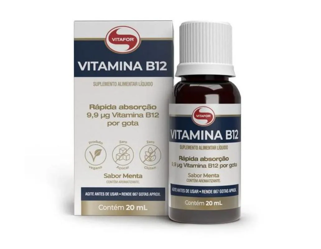 VITAMINA B12 VITAFOR SABOR MENTA - 20ML