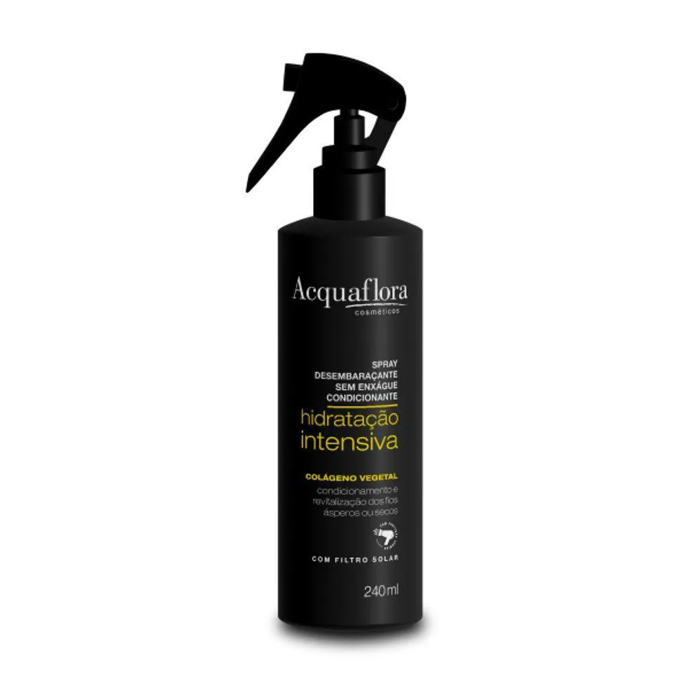SPRAY DESEMBARAçANTE ACQUAFLORA HIDRATAçãO INTENSIVA 240ML