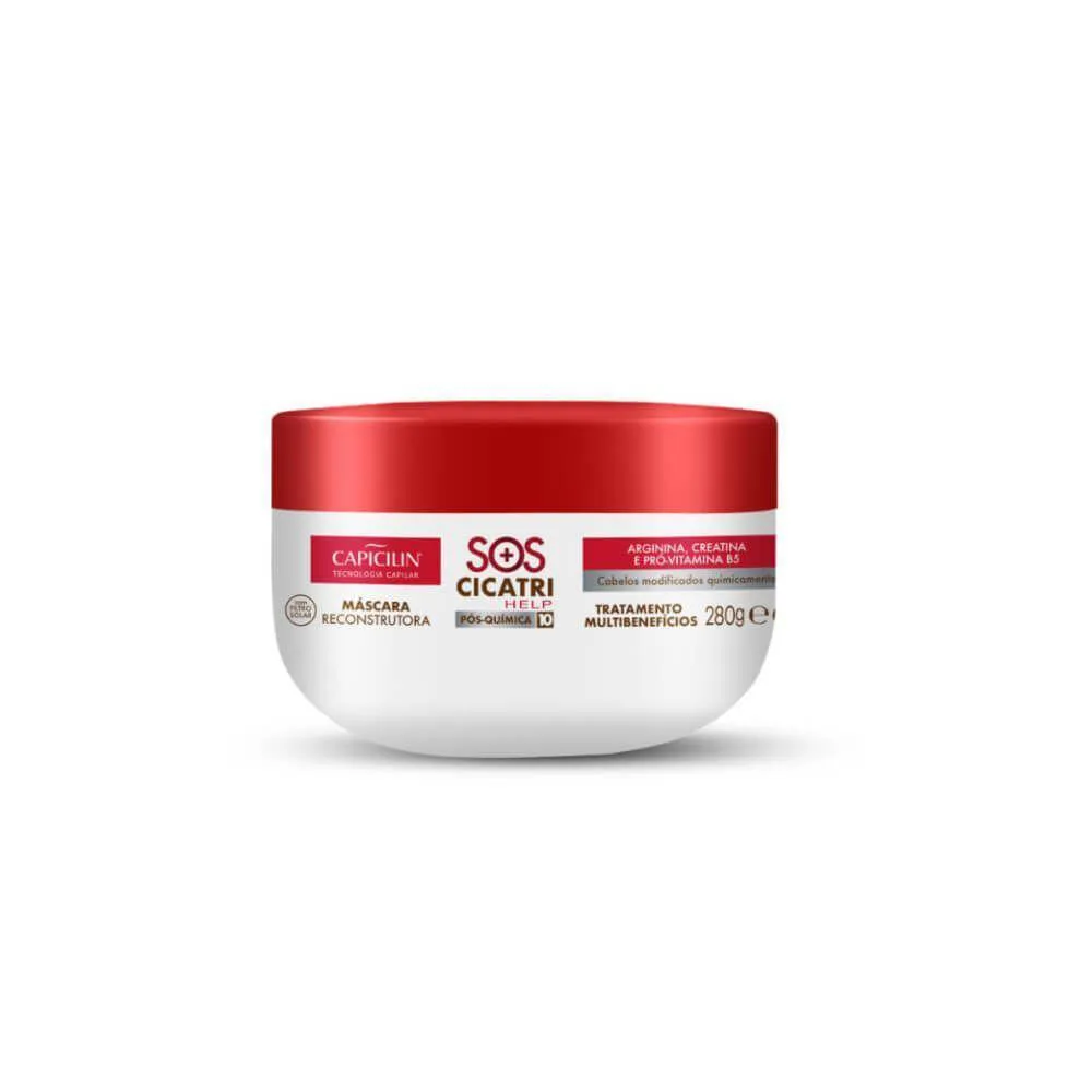CAPICILIN SOS CICATRI HELP MáSCARA RECONSTRUTORA 280G