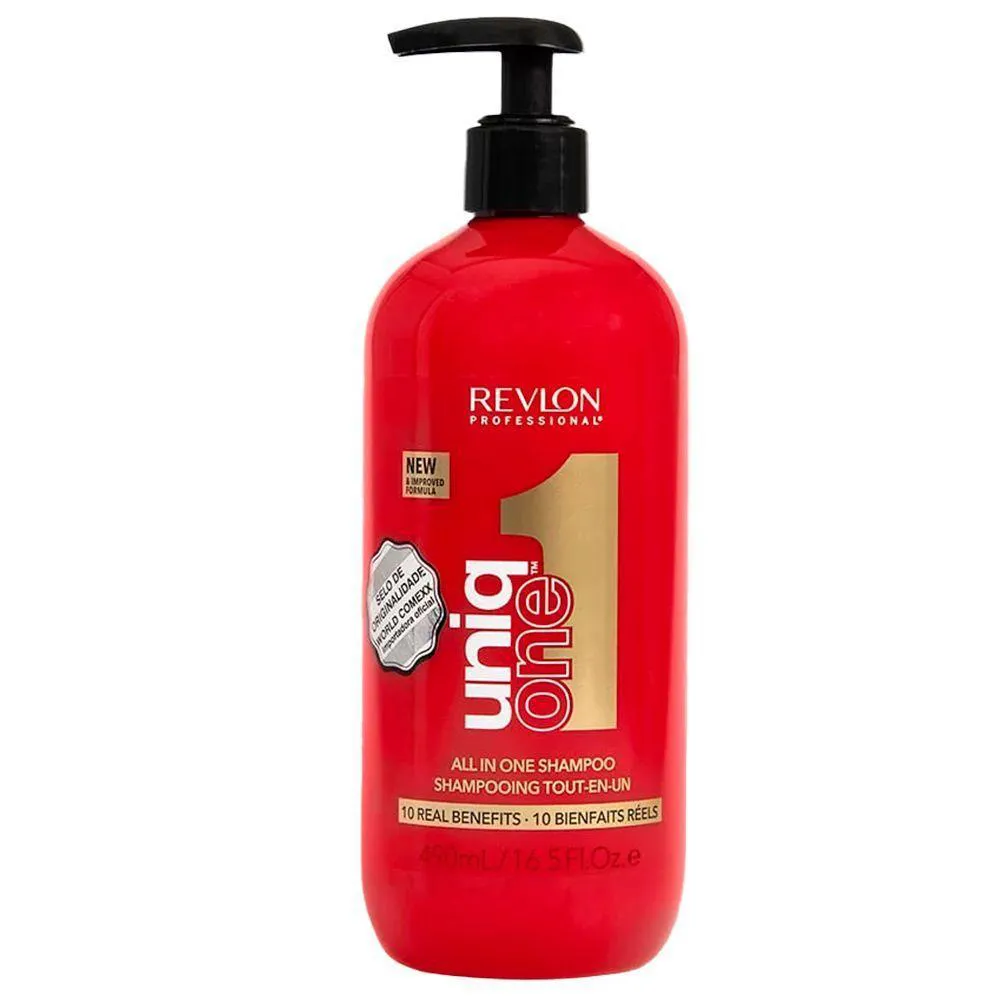 Shampoo Revlon Uniq All In One Limpeza 490ml
