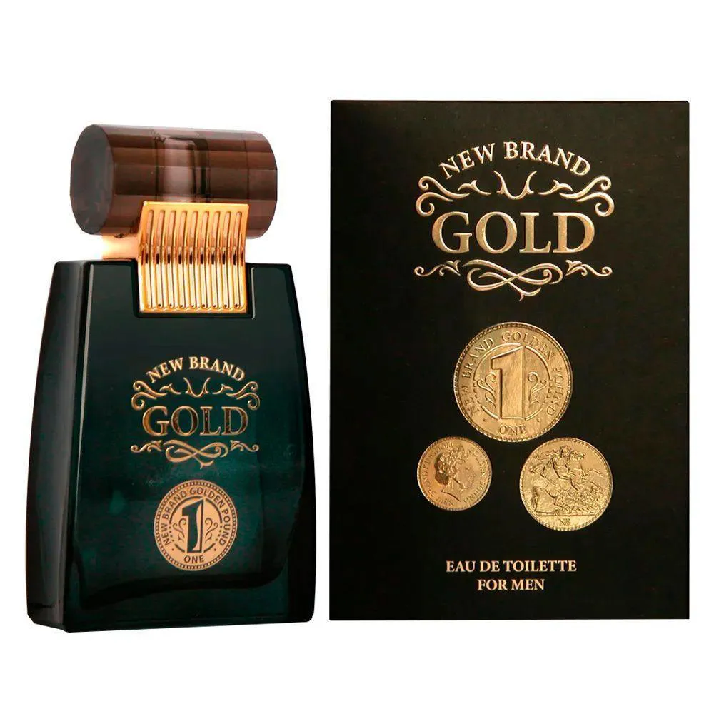 NEW BRAND PRESTIGE GOLD EDT MASCULINO 100ML