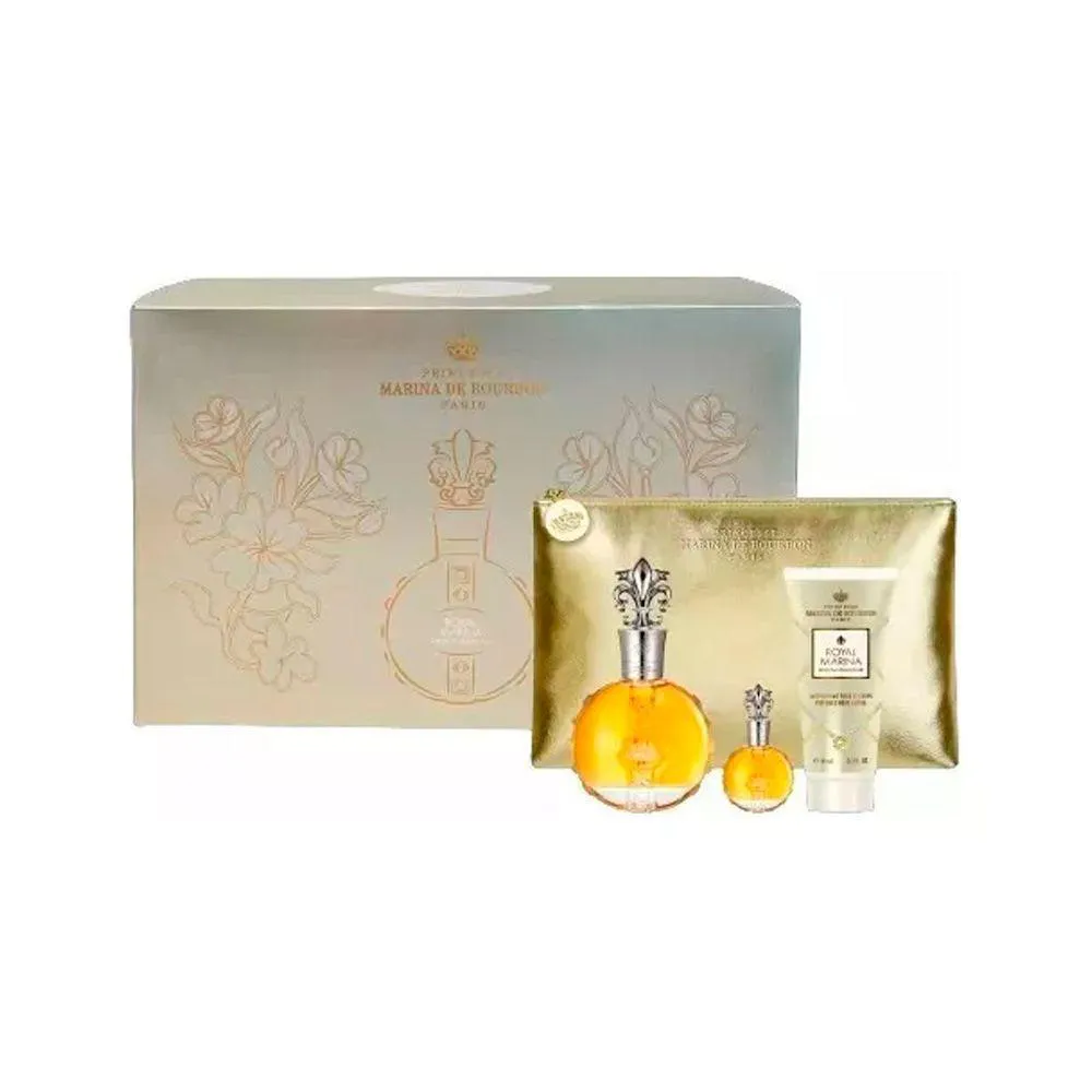 KIT PERFUME ROYAL DIAMOND MARINA DE BOURBON EDP 100ML