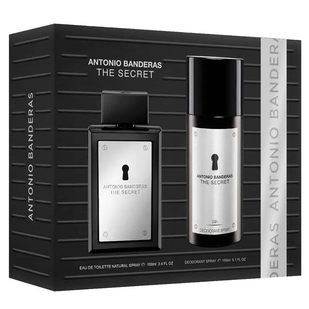 Kit The Secret Antonio Banderas Edt 100Ml+Desodorante 150Ml