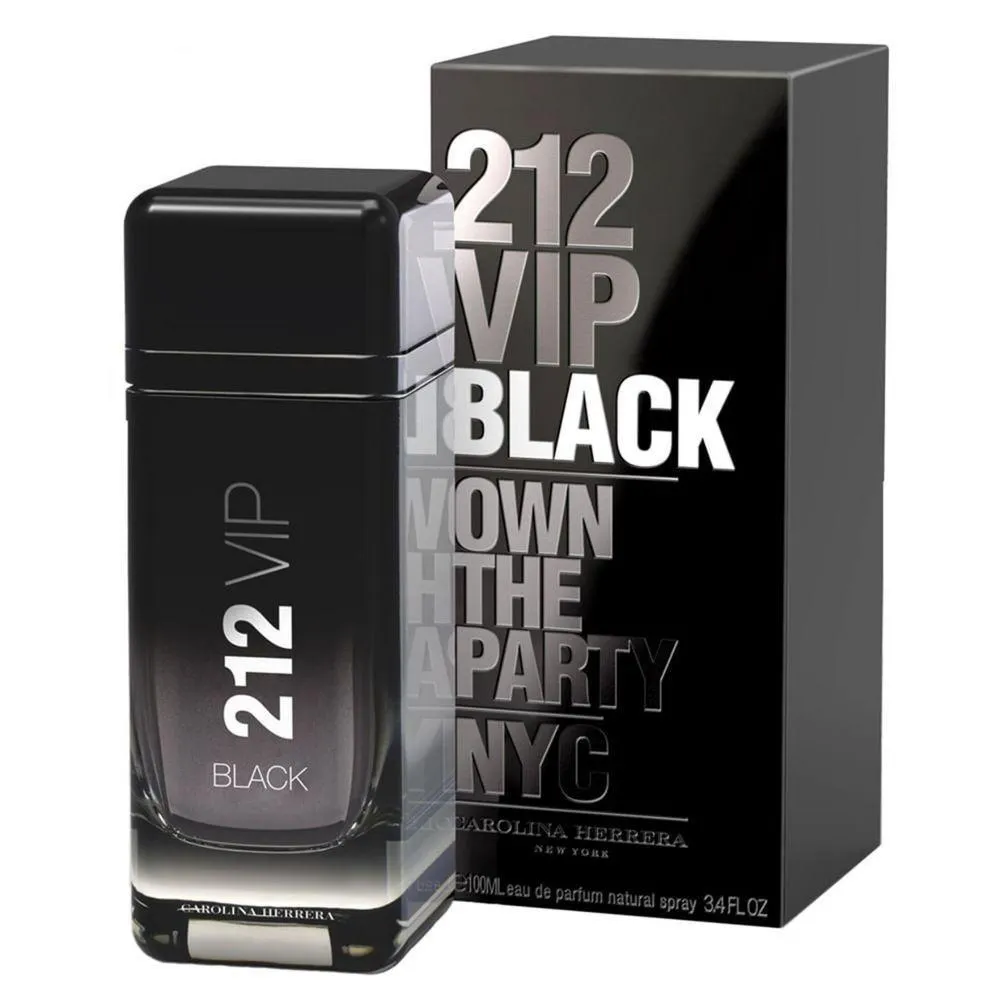 212 VIP BLACK CAROLINA HERRERA - PERFUME MASCULINO EAU DE PARFUM - 100ML