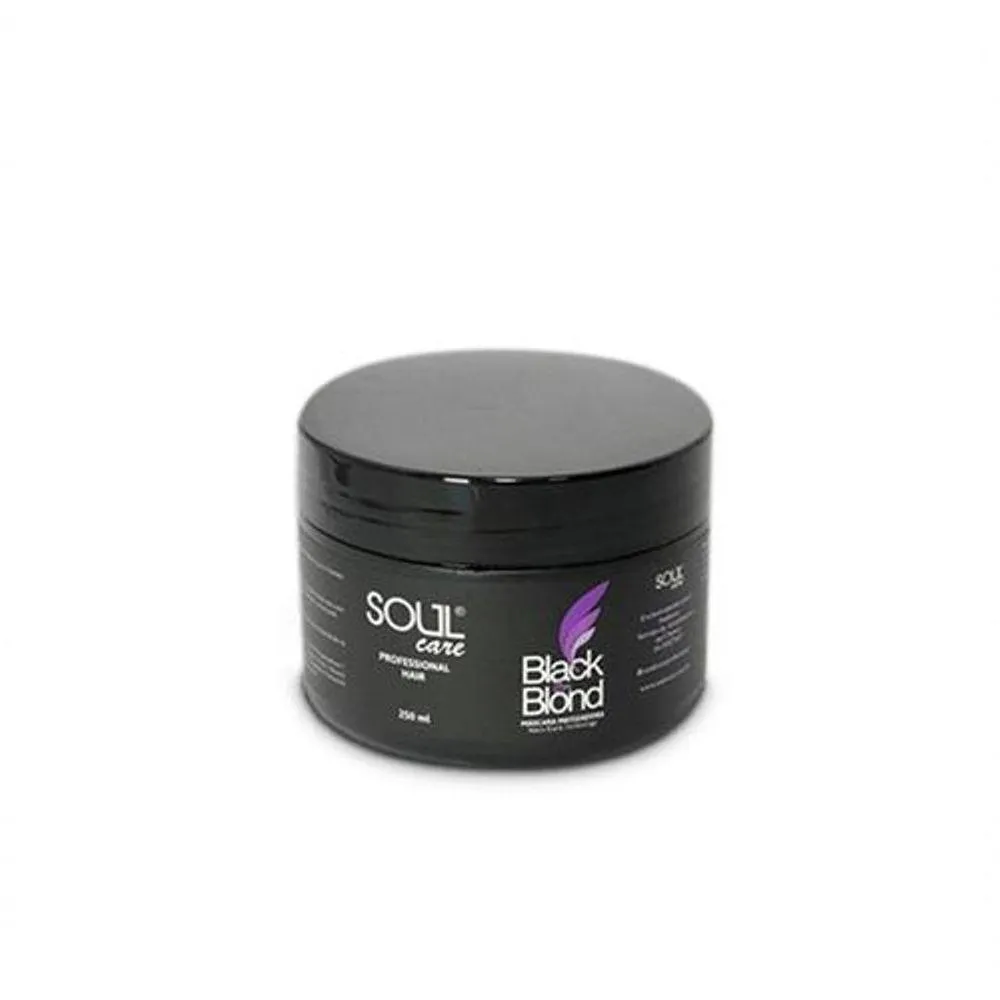 MáSCARA MATIZADORA SOUL BLACK BLOND PARA CABELOS LOIROS 300G