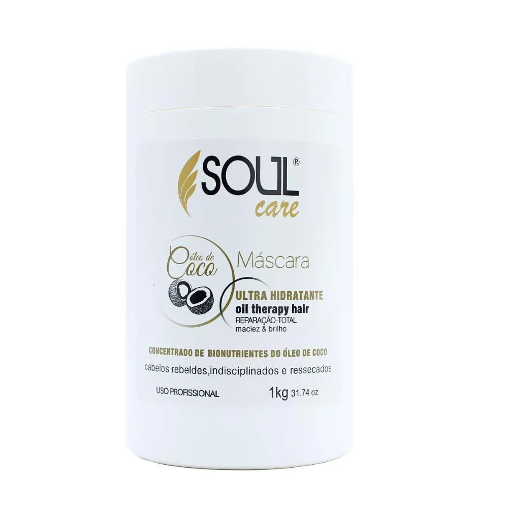 HIDRATAçãO COM óLEO DE COCO ASSSANY PARIS DA SOUL CARE 1K