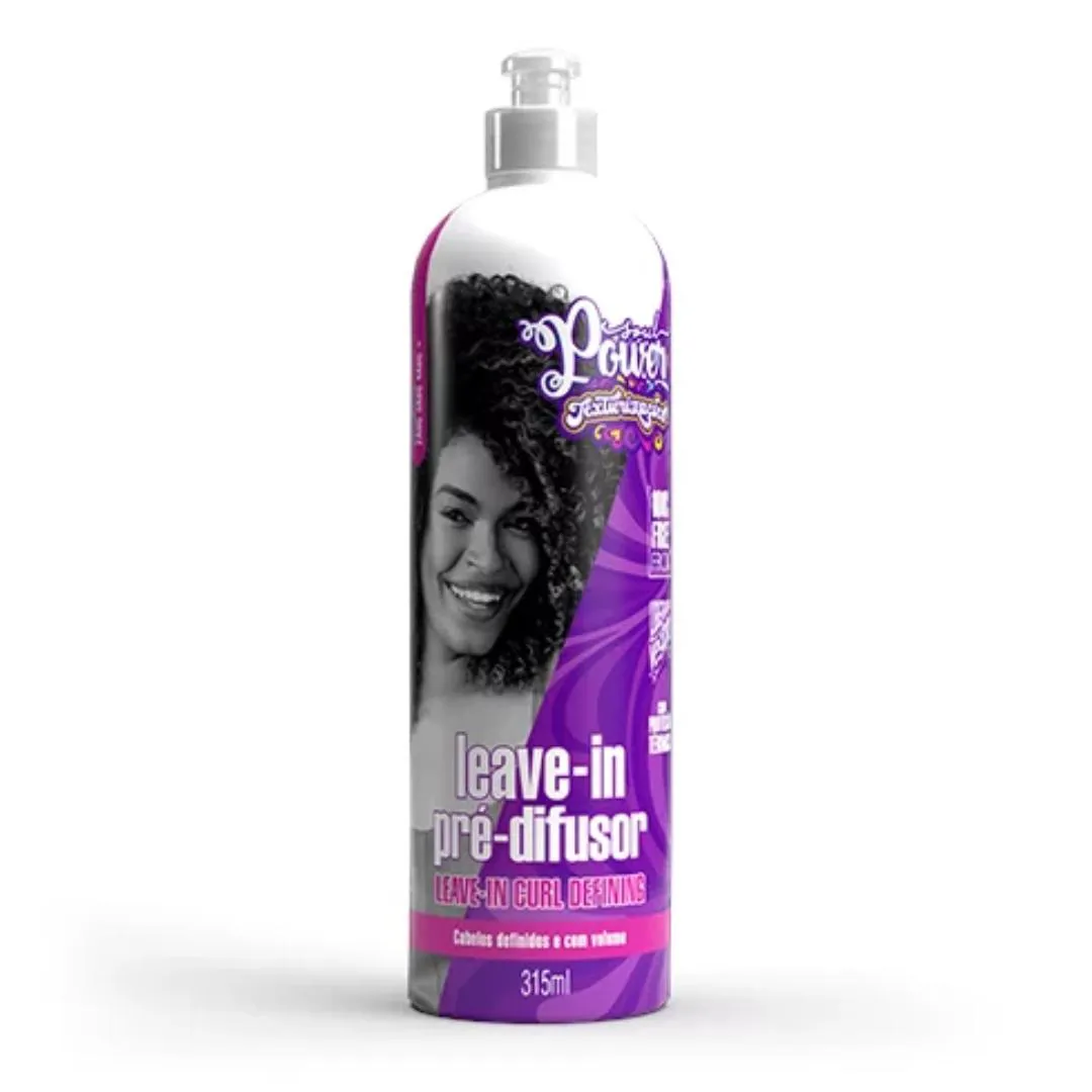 LEAVE-IN PRé-DIFUSOR CACHOS SOUL POWER TEXTURIZAçõES 315ML