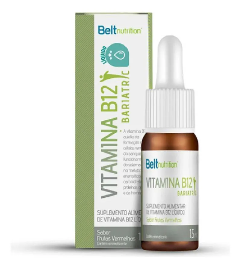 BELT B12 BARIATRIC LíQUIDA- 15 ML- FRUTAS VERMELHAS