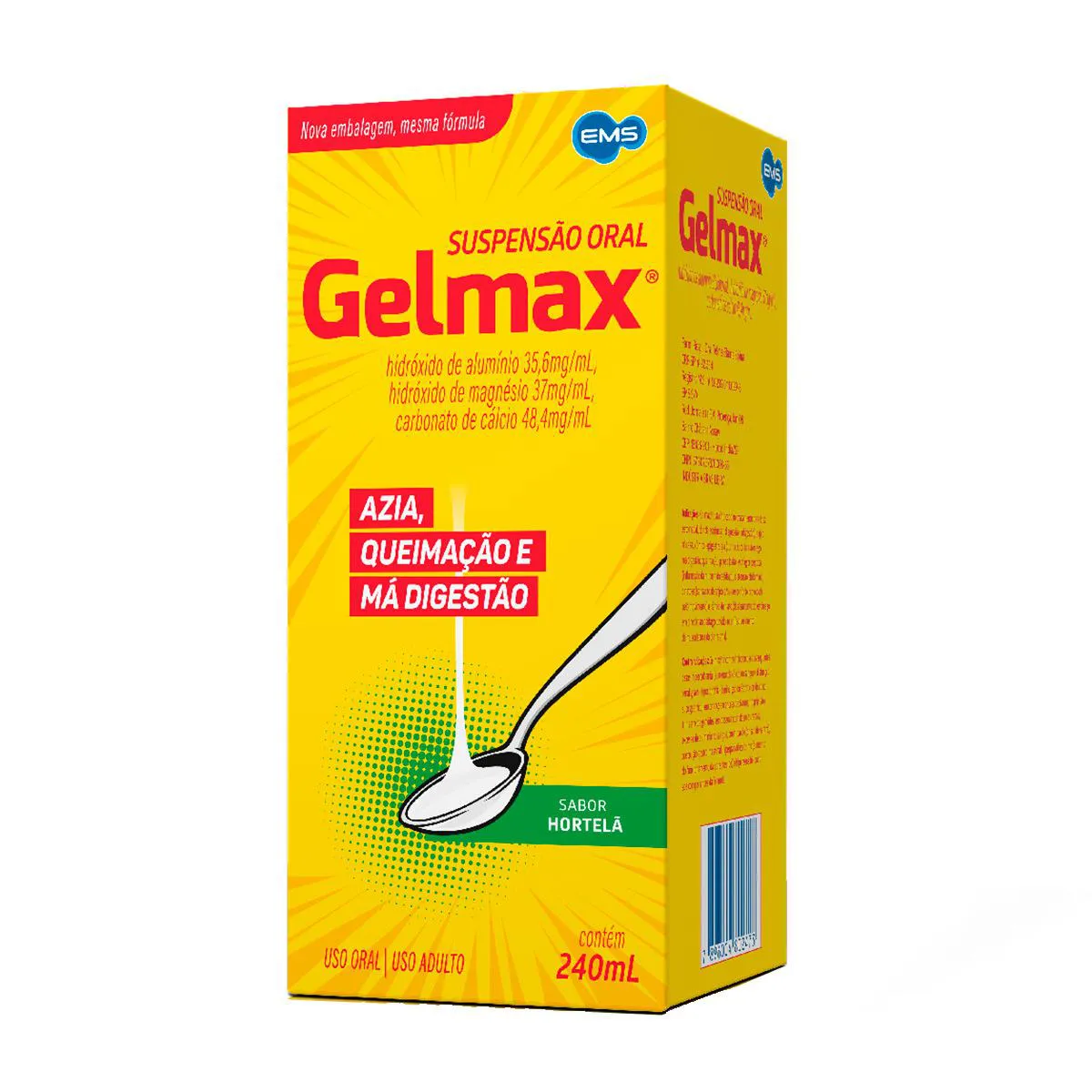 Gelmax Hortelã Suspensão Oral 240ml