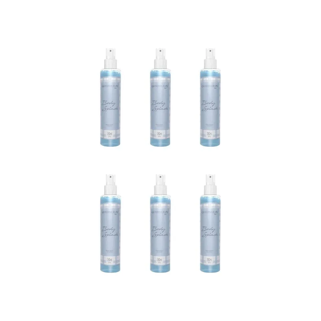 COLONIA GIOVANNA BABY BODY SPLASH 260ML BLUE-KIT C/6UN