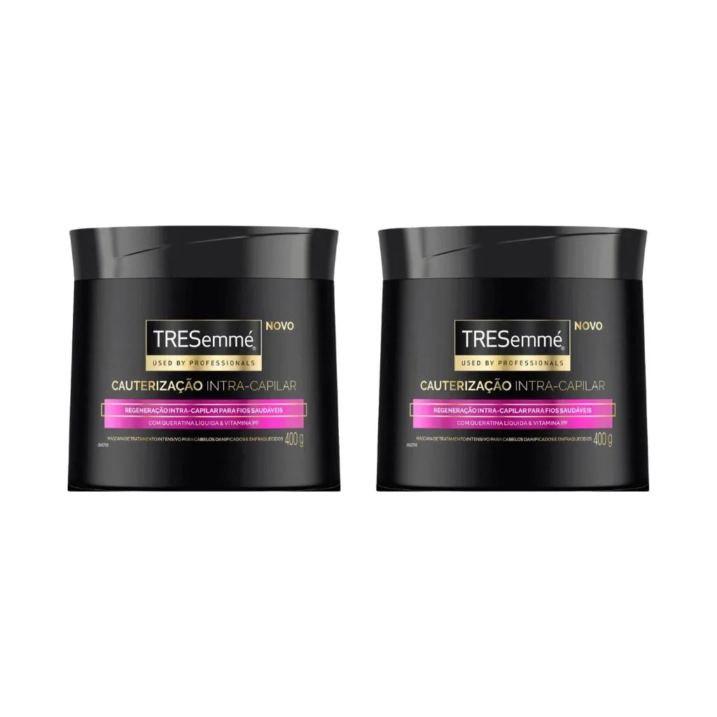CREME DE TRATAMENTO TRESEMME 400G CAUTERIZAçãO - KIT C/ 2UN